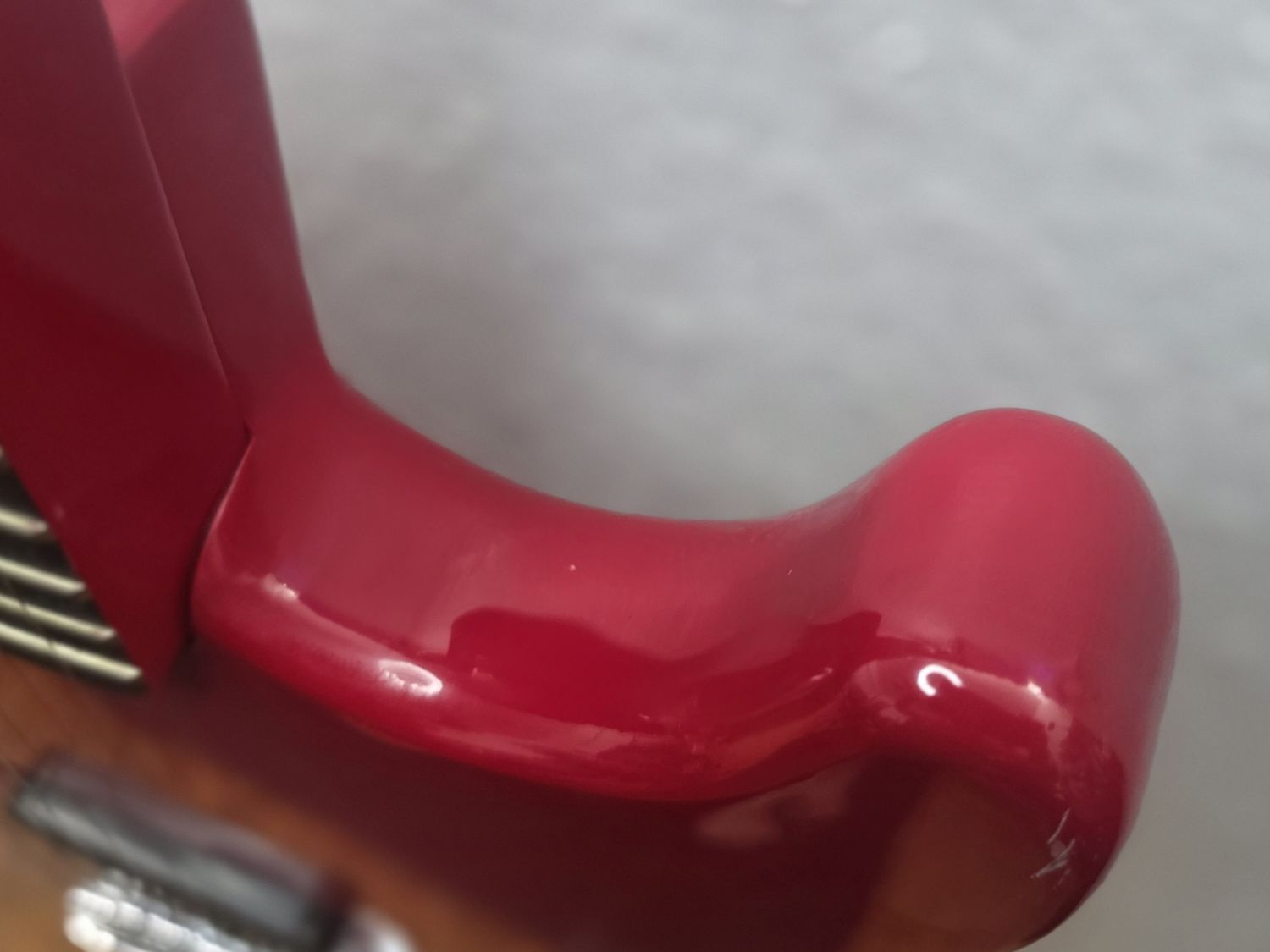 Synsonics 7010S 1980s Red Travel Guitar