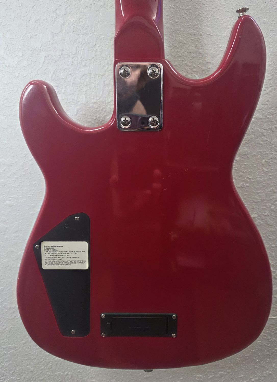 Synsonics 7010S 1980s Red Travel Guitar