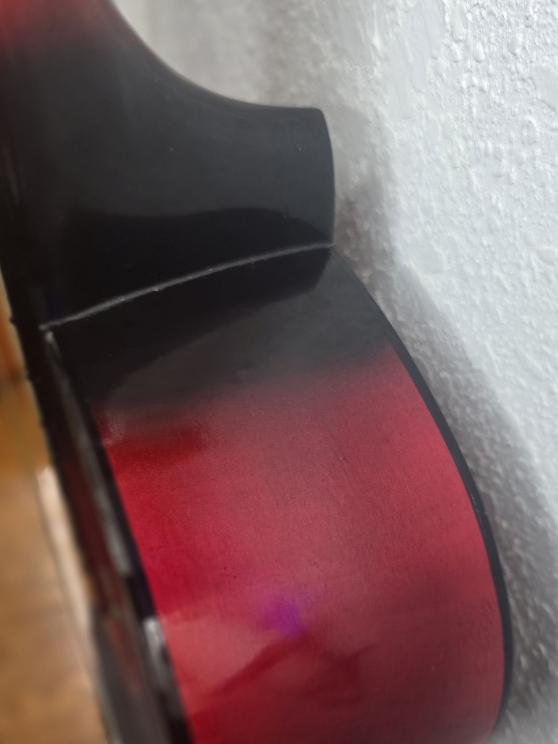 Red / Black Acoustic Guitar