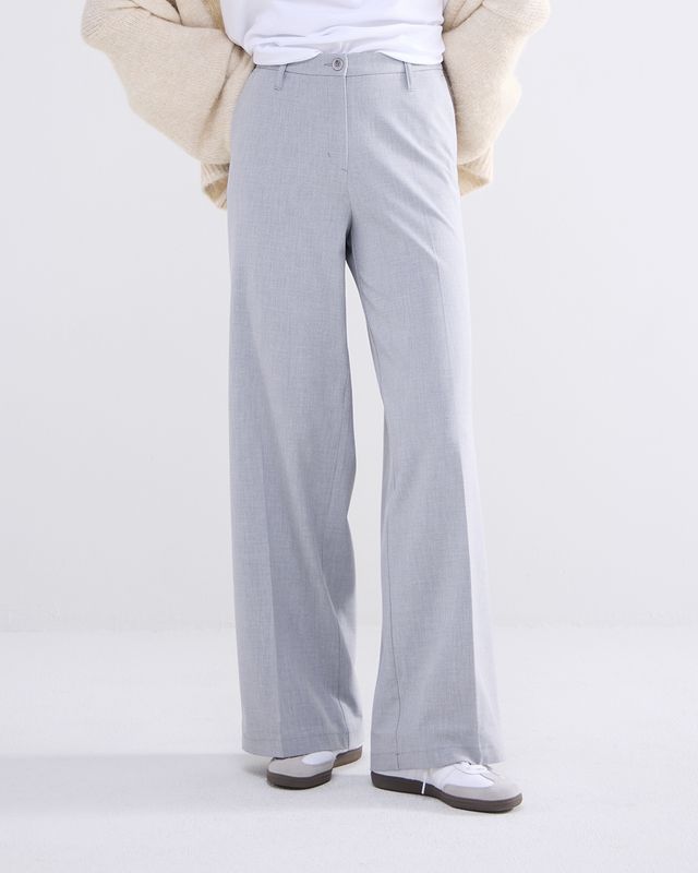 Trousers Viscose Blend Stretch -  Mist