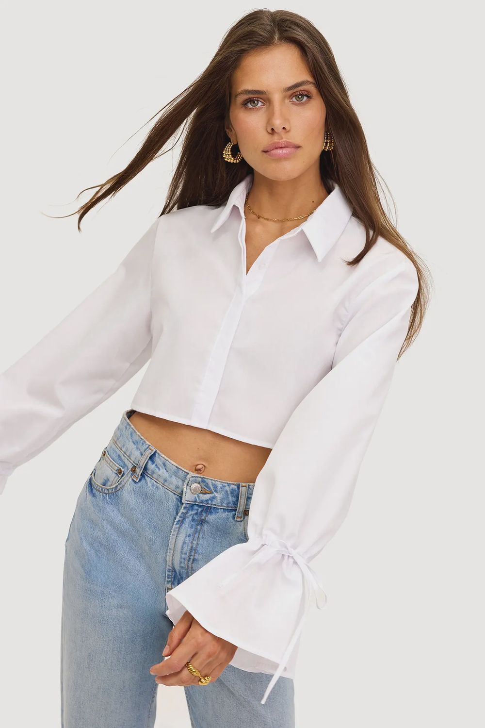 Cropped Shirt-Wit