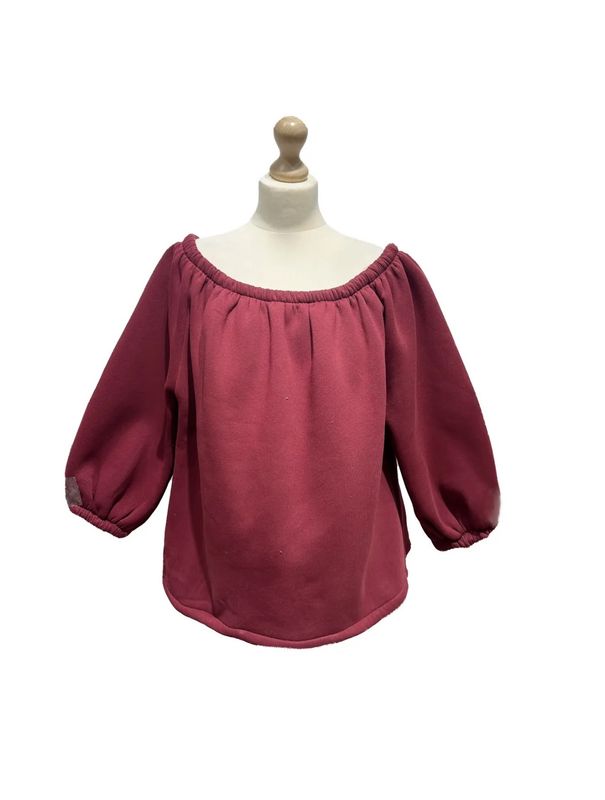 Off-Shoulder Sweater TU - Bordeaux