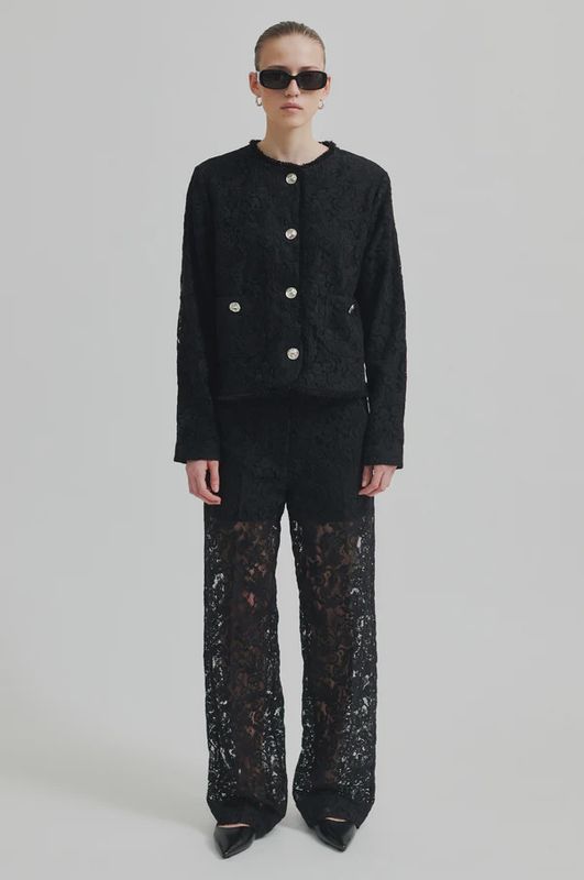 Border Trousers - Black