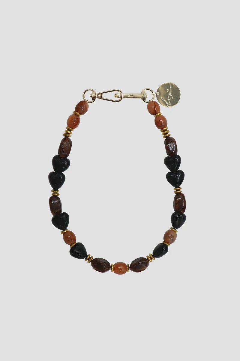 Ketting Dara  -  Marron Zwart 40cm