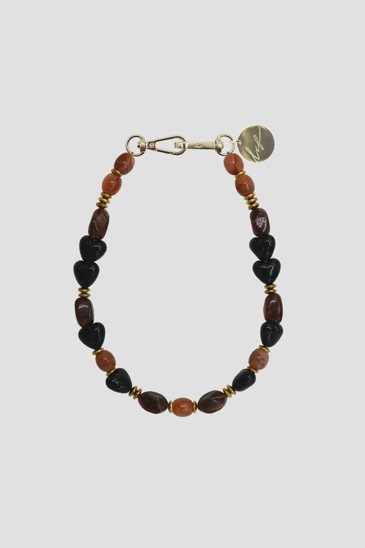 Ketting Dara  -  Marron Zwart 40cm