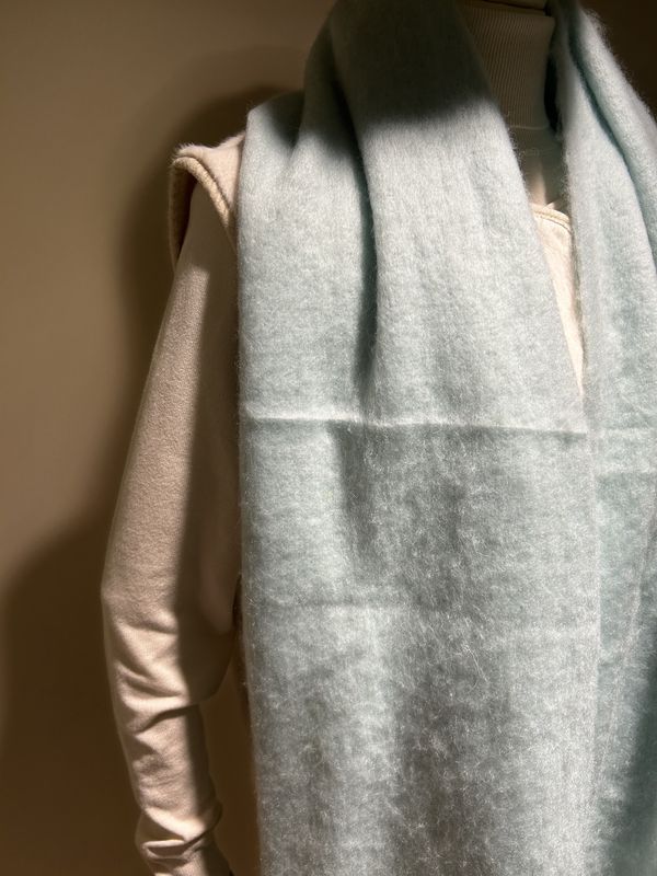 Sjaal Mohair - Munt