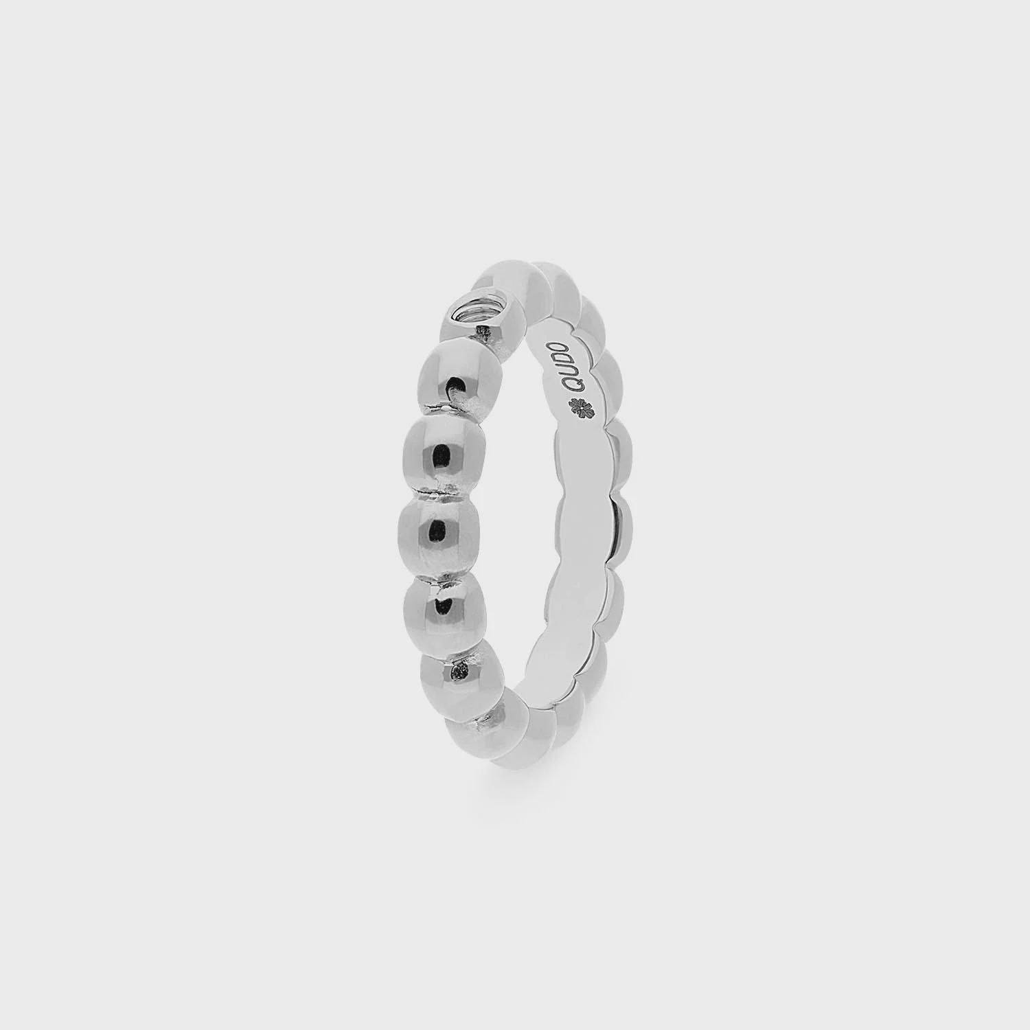 Qudo Ring Veroli - Zilver