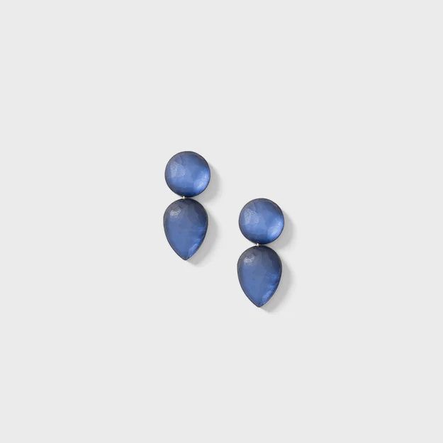 Iris Earrings - Blue