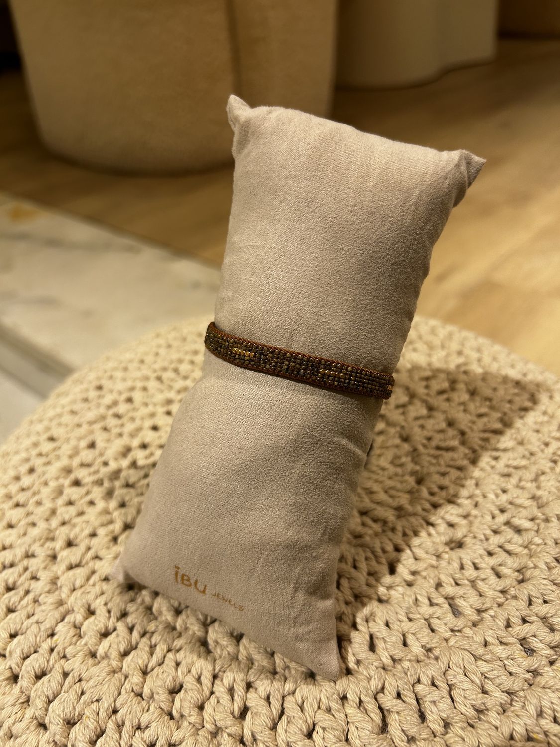 Little Green Stripe Bracelete