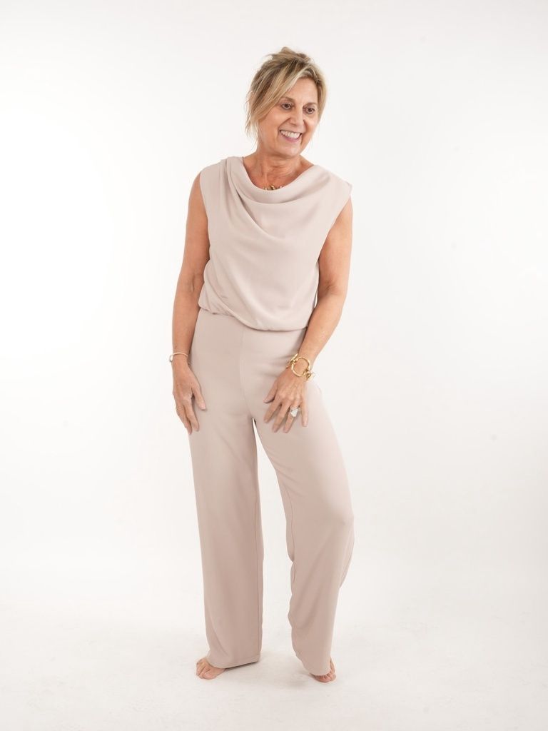 Jumpsuit Longo - Beige