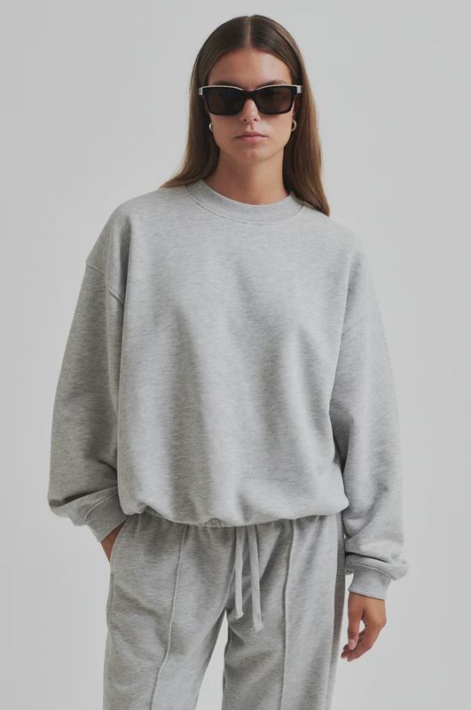 Abadell Balloon Sweat - Grey Melange