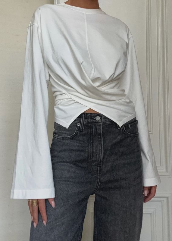 Wrapped Tee Ravi&#39;CL - Off White