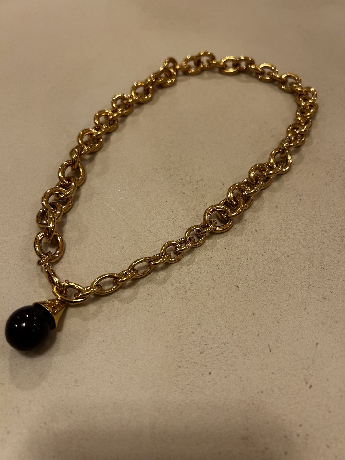 Schakelketting Dik Goud + 1bol