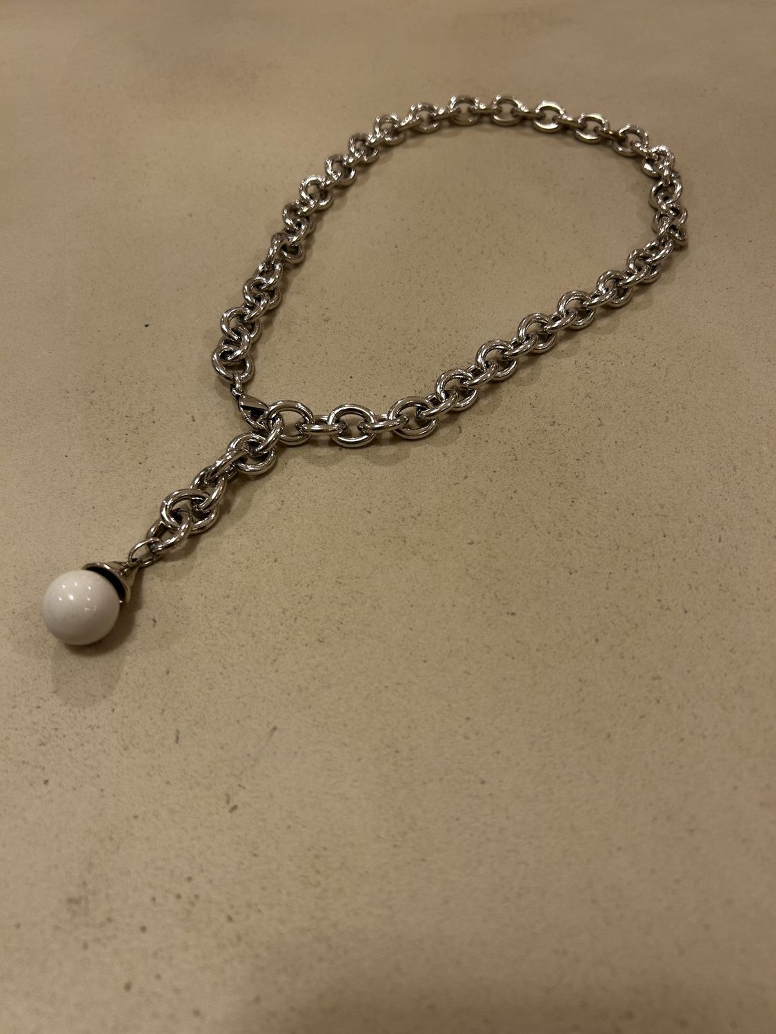 Schakelketting Medium Zilver + 1 bol