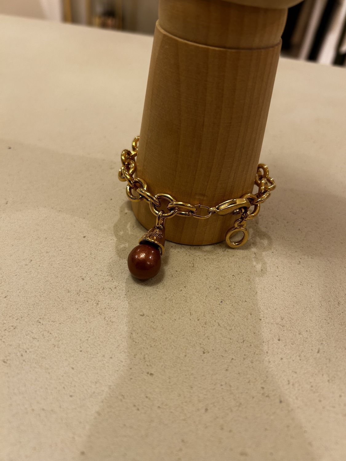 Schakelarmband Medium Goud + 1bol