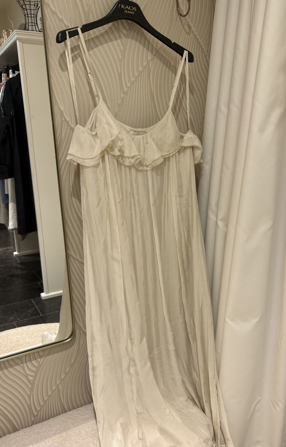 Losse Jurk Viscose - Antique