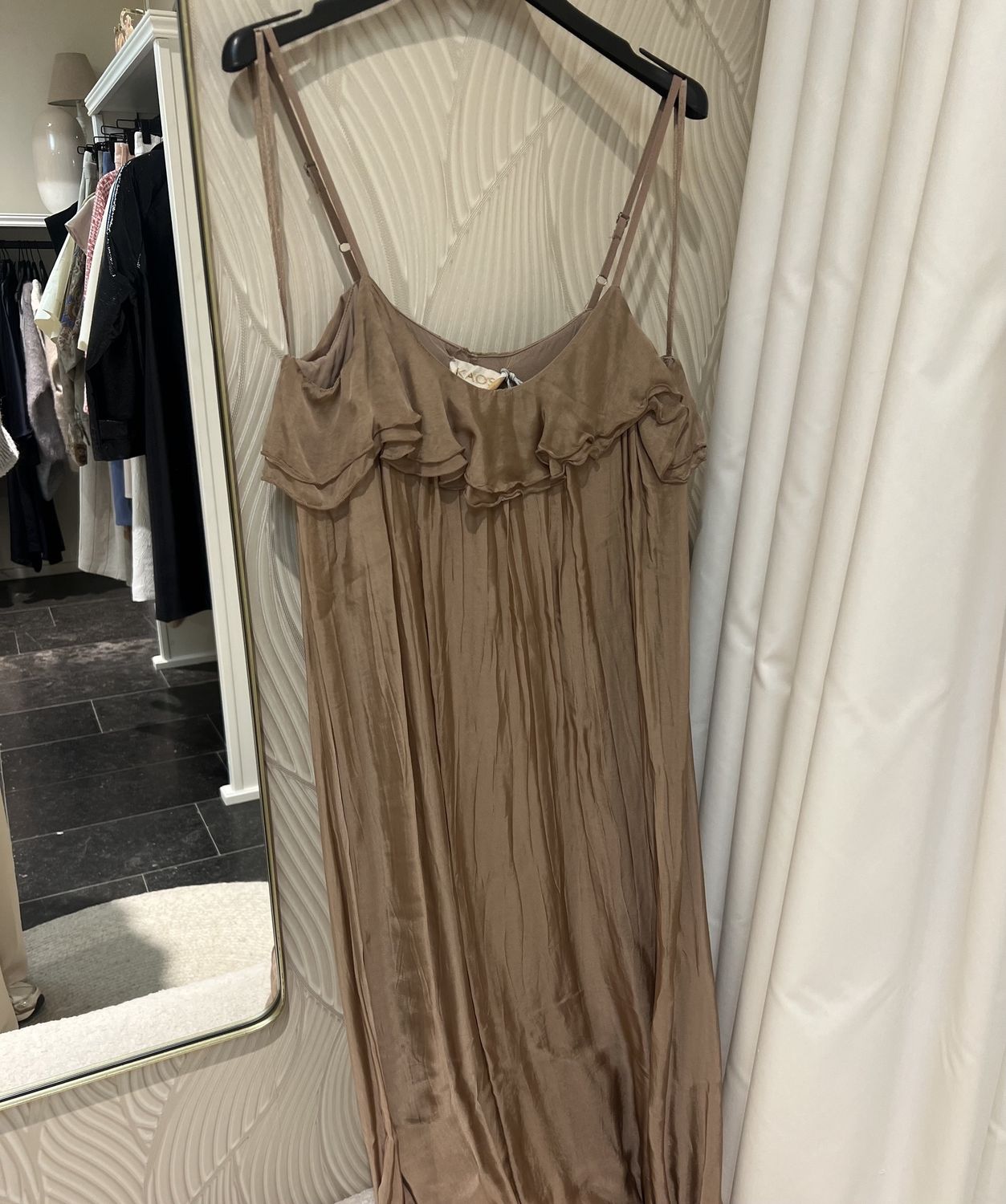 Losse Jurk Viscose - Cammello