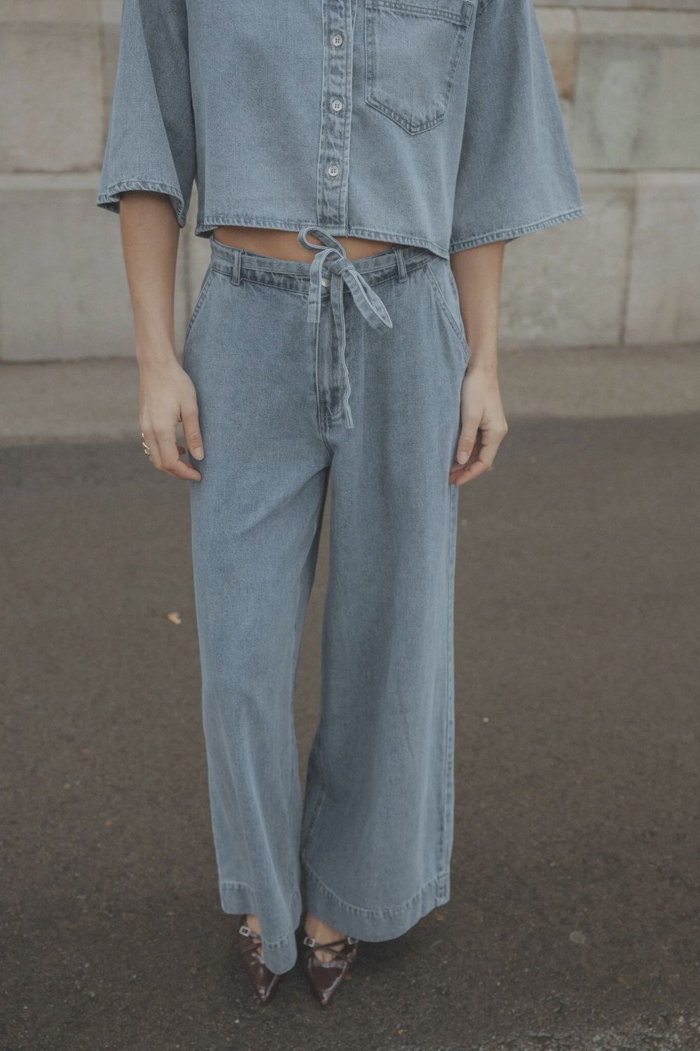 Trouser Maya - Denim Blue