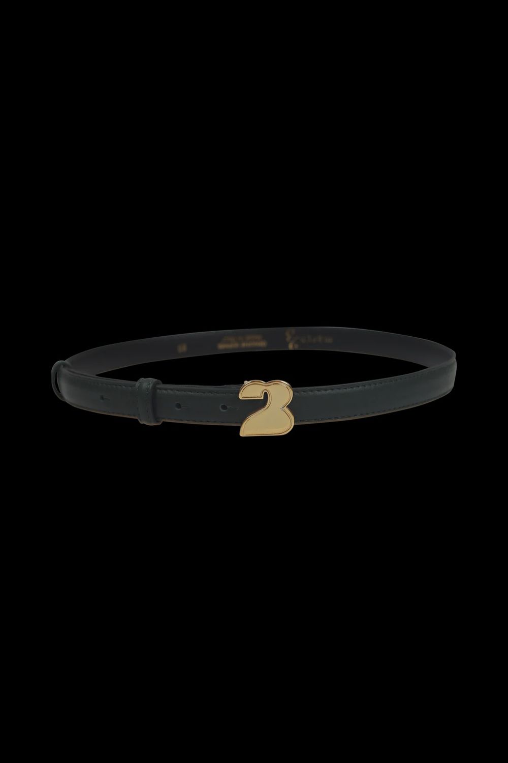 Belt Ava - Bottle Green Leather