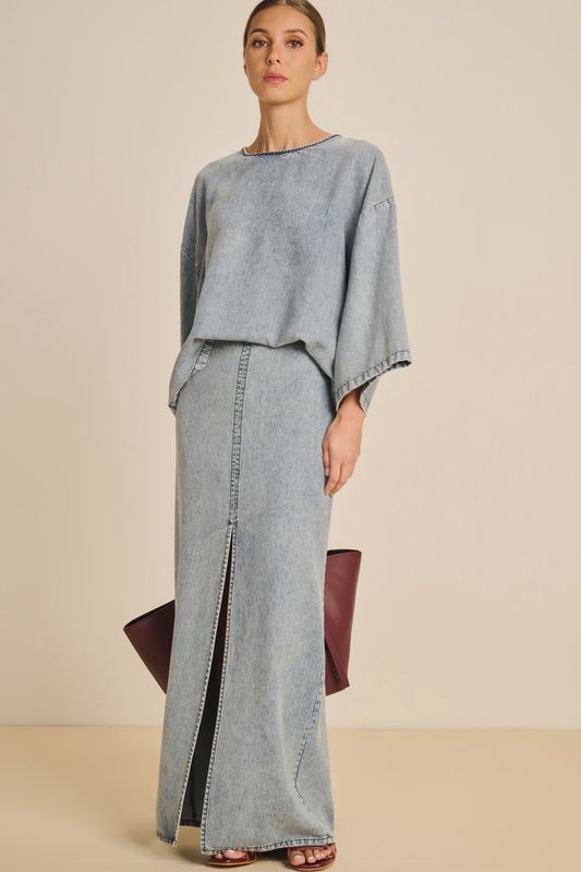 Skirt San Luis - Light Denim