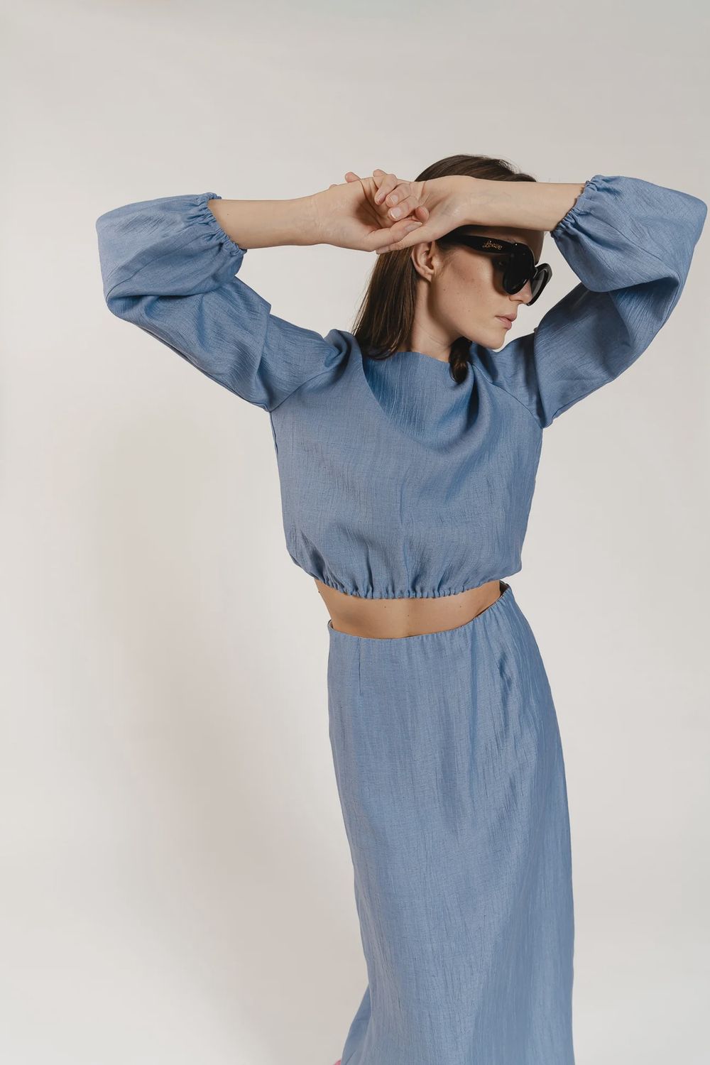 Piaf Blouse - Denim Li