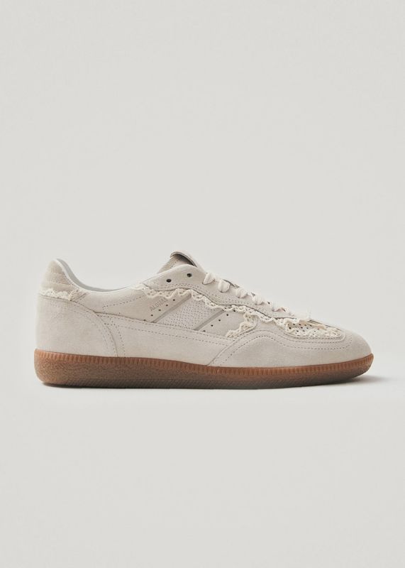 Sneakers Crochet Leather - Cream