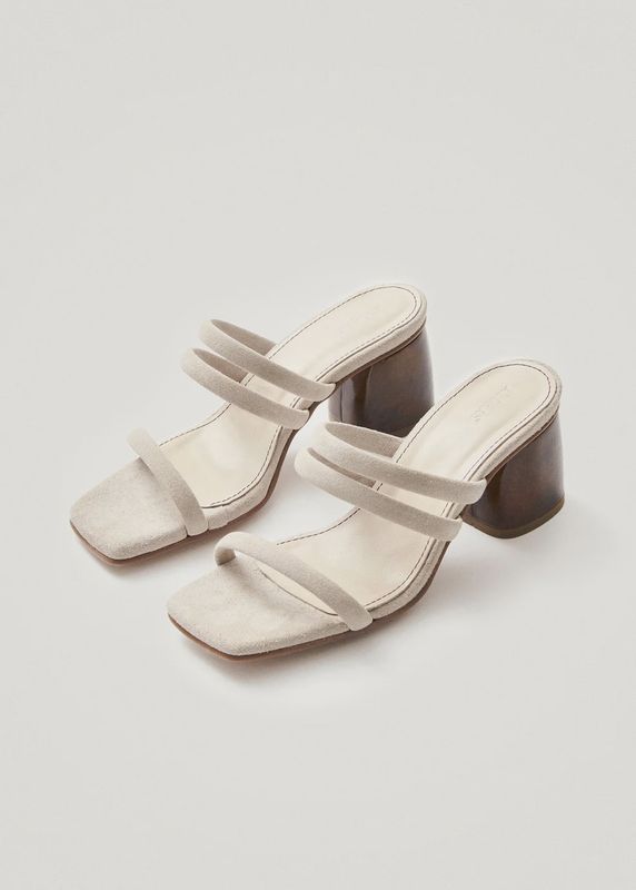 Sandals Leather - Stone Beige