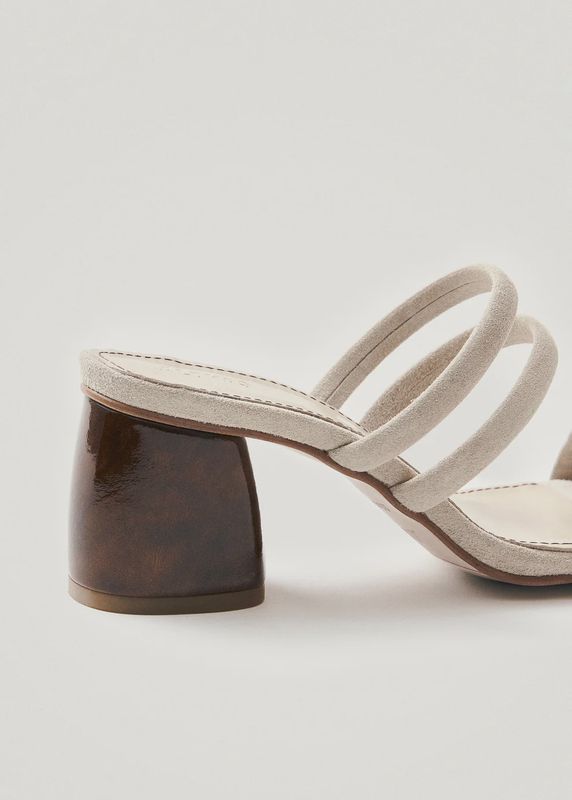 Sandals Leather - Stone Beige