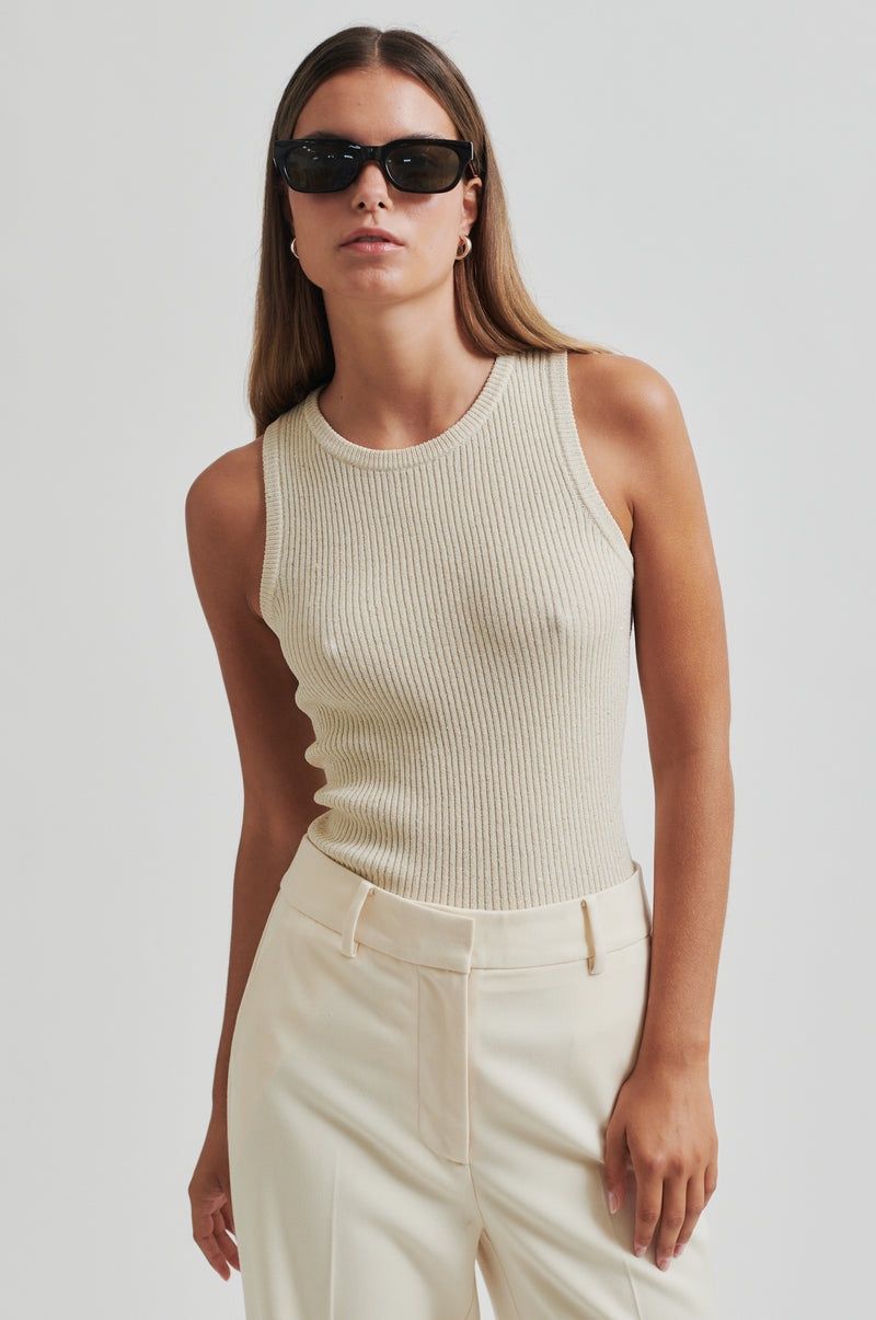 Ellera Knit Top - Anise Flower
