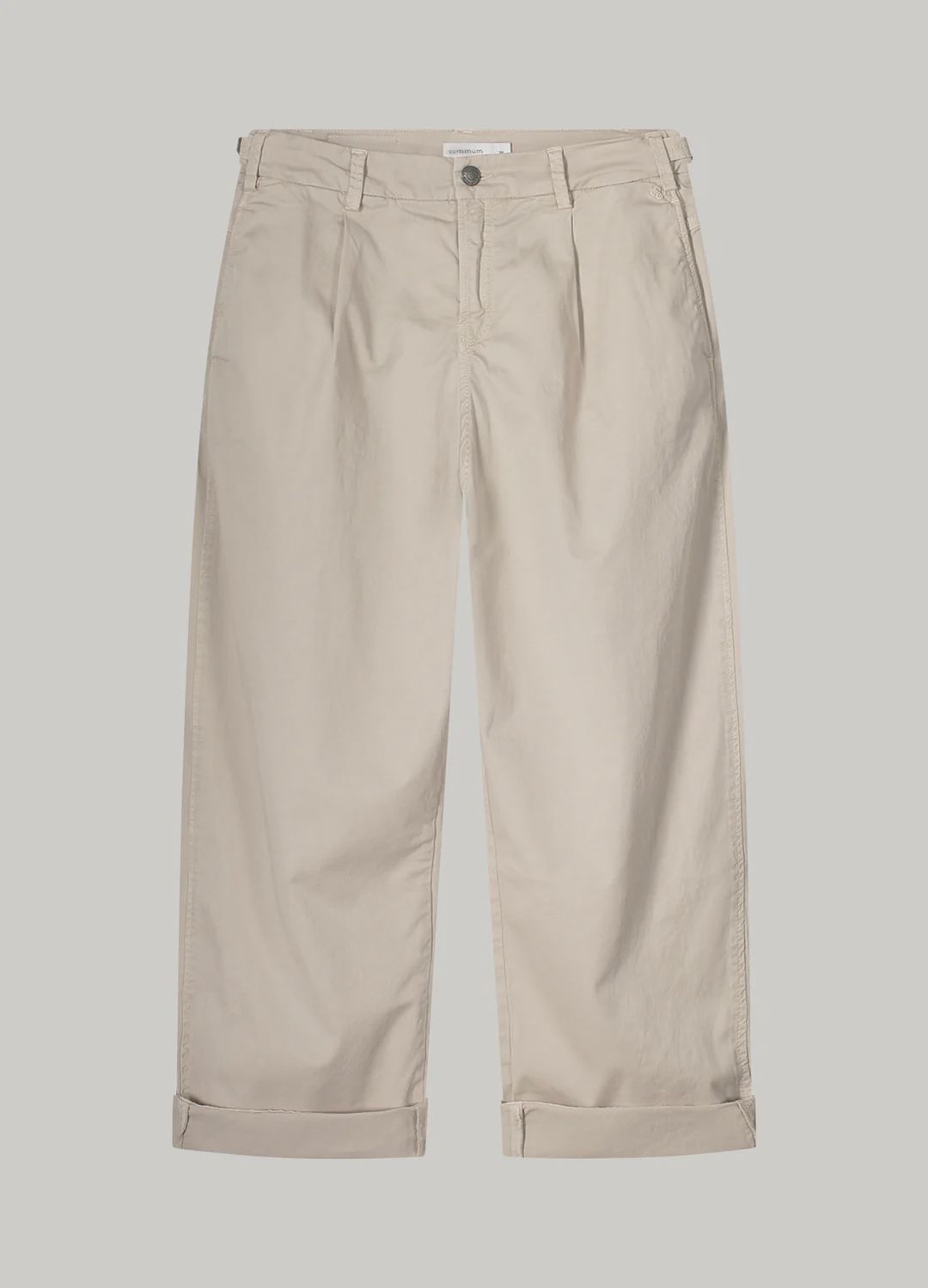 Chino Crispy Cotton - Pebble Beige