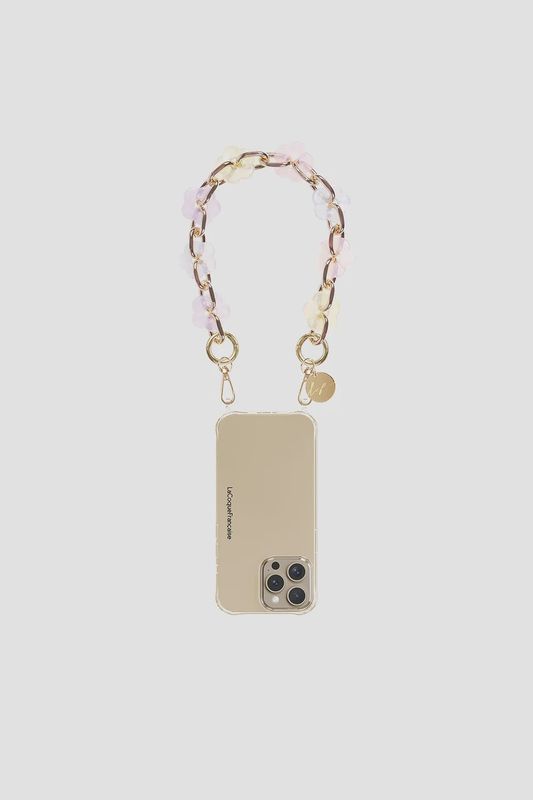Telefoonkoord Cassy Fleurs - Pastel 40cm