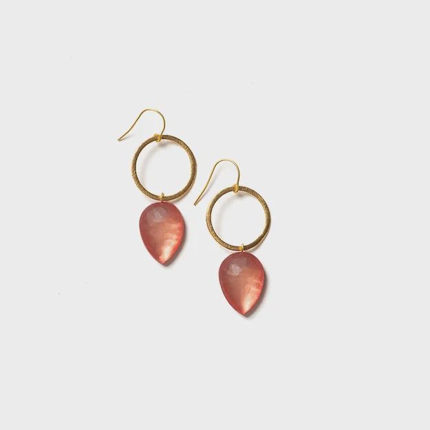 Earrings Nelle, Colour: CORAL