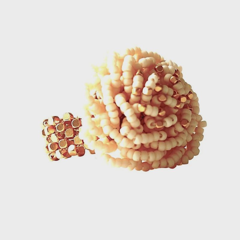 Ring Sunflower - Antique Beige
