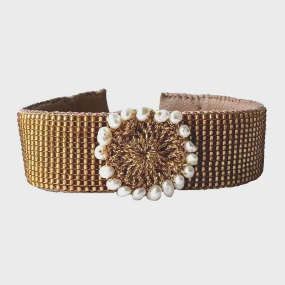 Bracelet Gold Bamboo