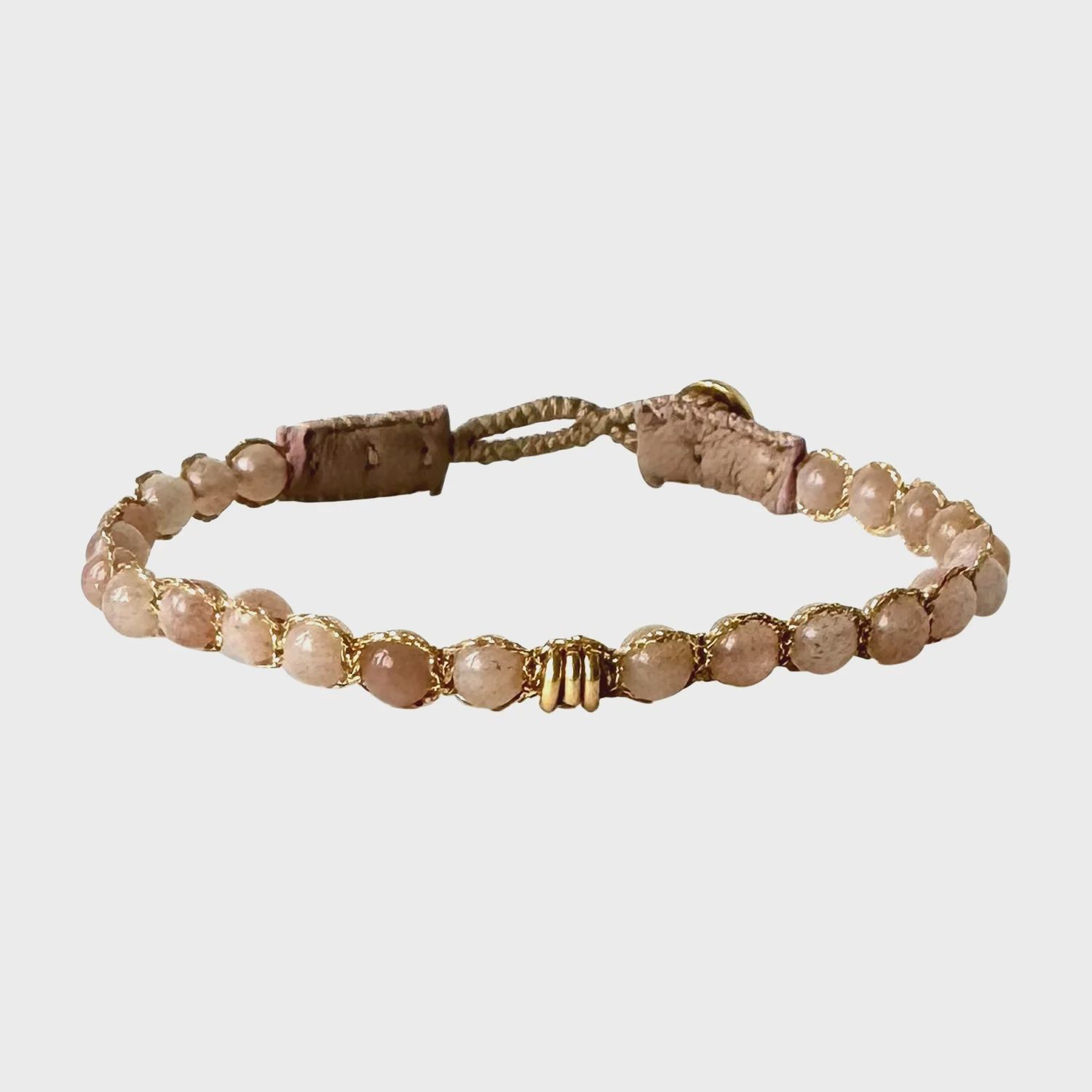 Bracelet Cap Henry - Pink Opal