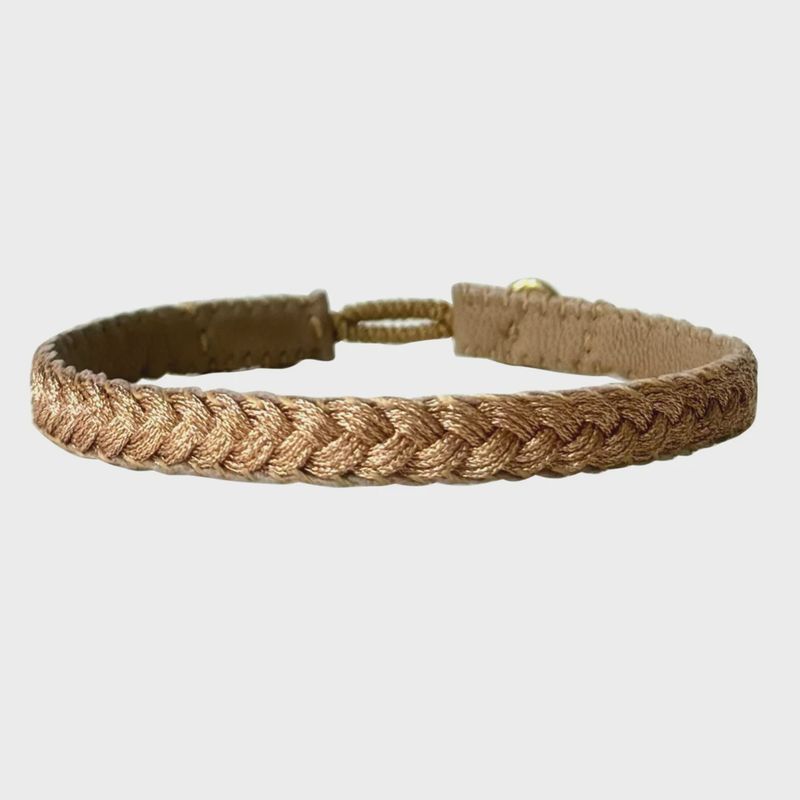 Bracelet Fringe - Oud Roze