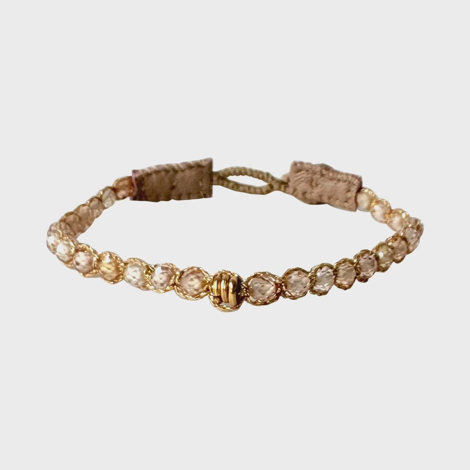 Bracelet Cap Henry - Champagne Quartz
