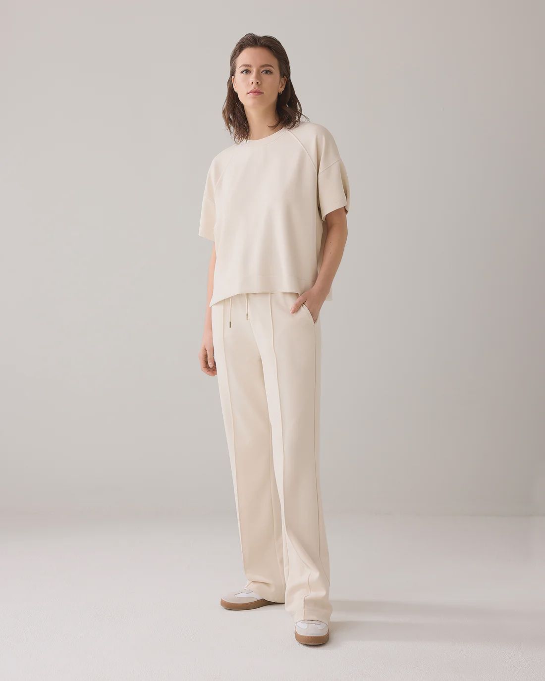 Boxy Top Scruba - Ivory