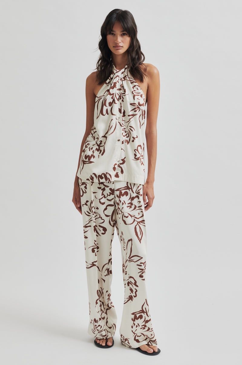 Blooming Trousers - White Alyssum