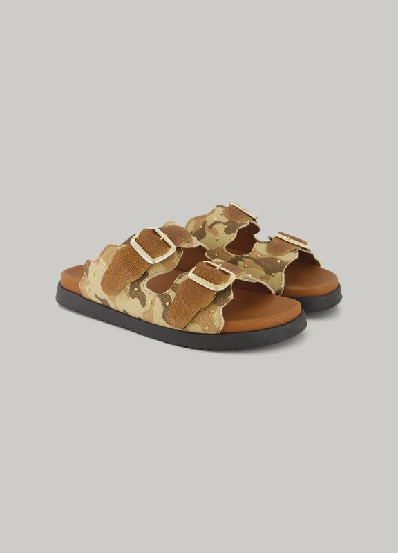 Sandaal met Camouflageprint - Multicolor