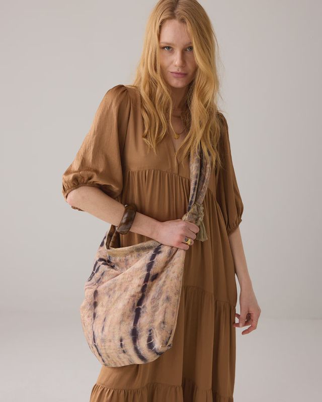 Gewatteerde Beach Bag - Multicolor