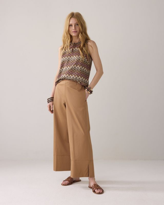 Trousers Cotton Stretch - Peanut