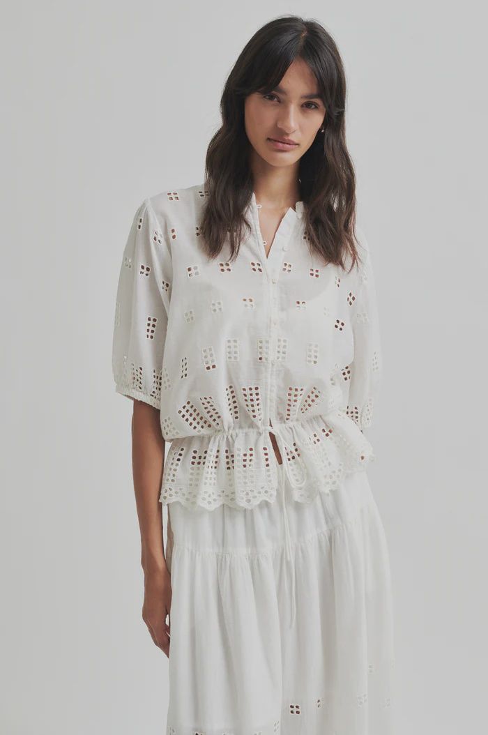 Elenore Shirt - White Alyssum