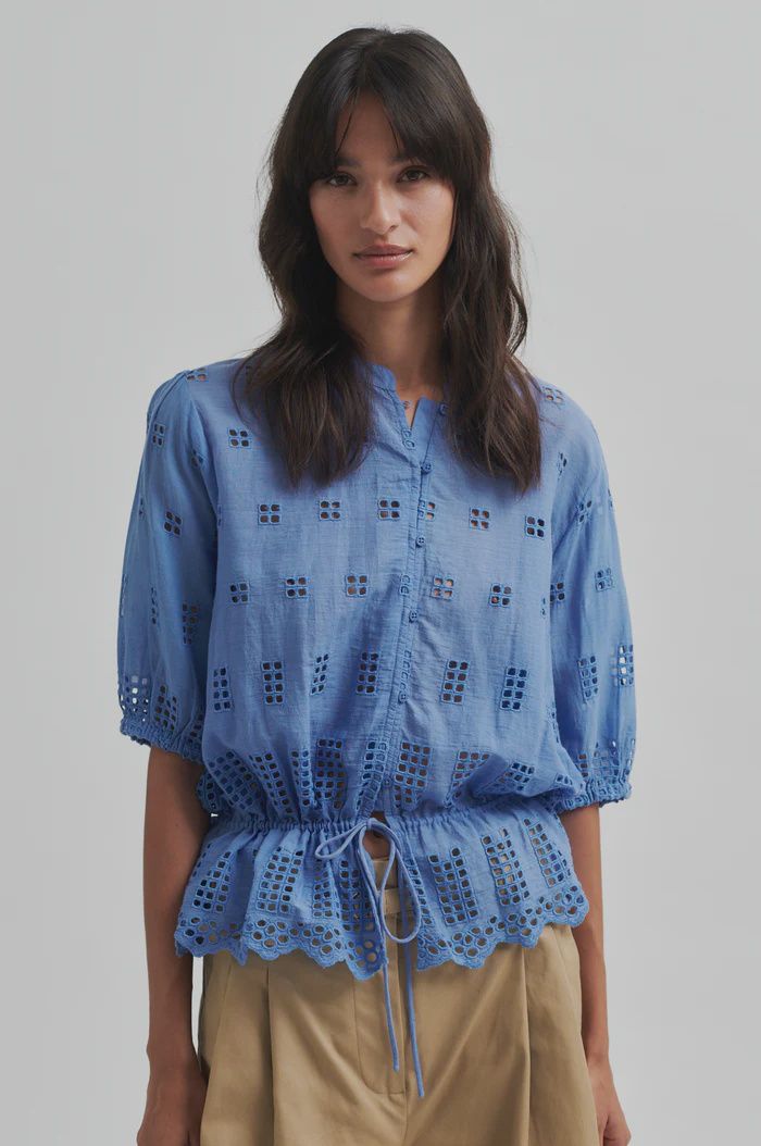 Elenore Shirt - Cornflower Blue