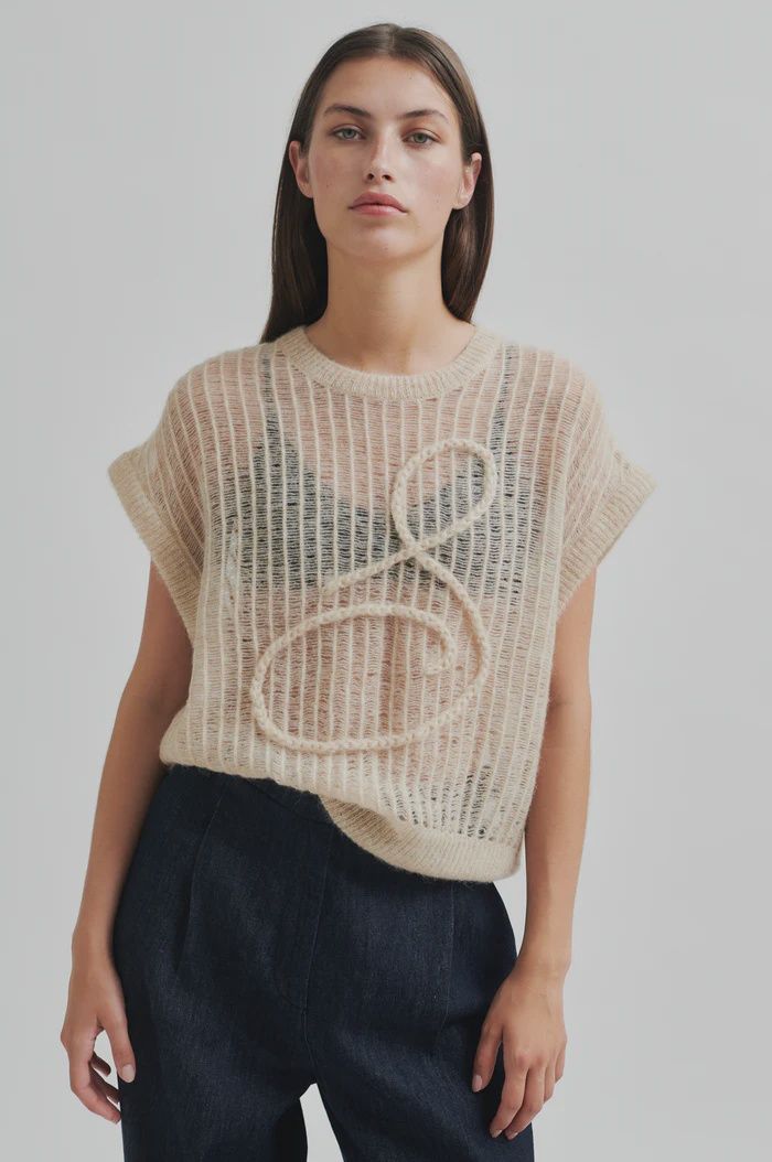 Georg Knit Vest - Brazilian Sand