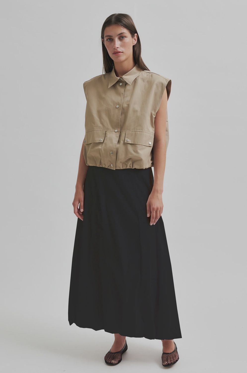 Viktoria Balloon Skirt - Black