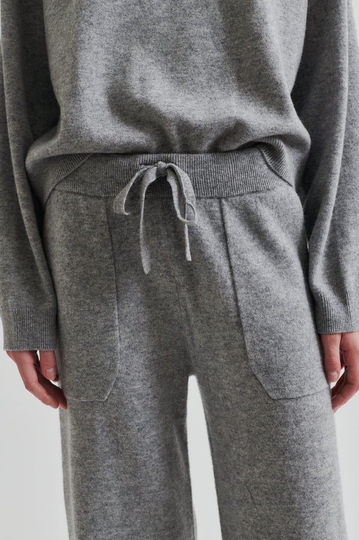Lounge Knit Pant - Grey Melange