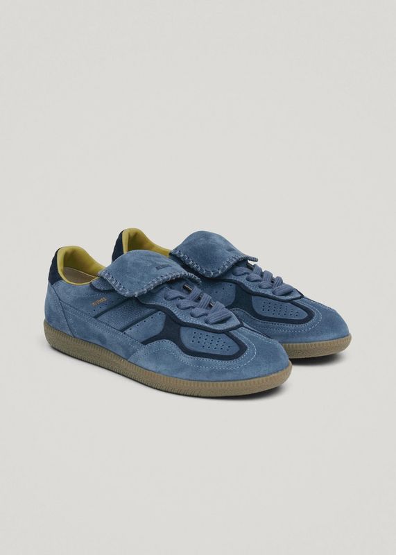 Club Suede Blue Leather Sneakers