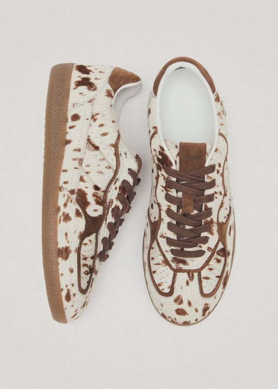Rife Soft Camel Leather Sneakers