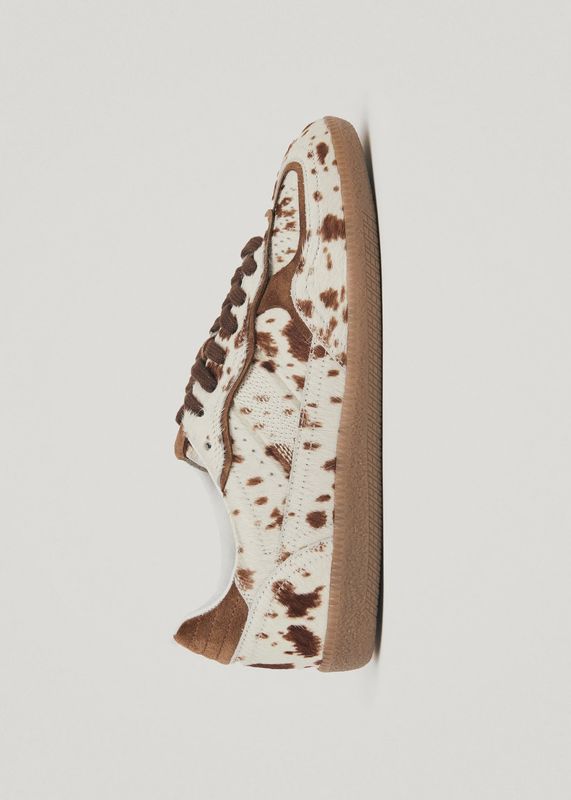 Rife Soft Camel Leather Sneakers